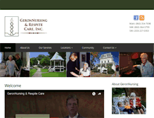 Tablet Screenshot of geronnursinginc.com